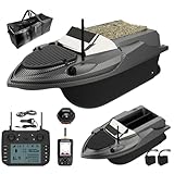 factildfulzhan Barco Cebador de Pesca RC con GPS y Sonda, Barco Cebador...