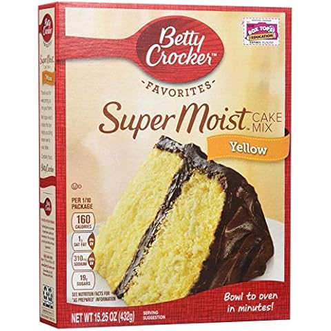 Betty Crocker Super Moist Butter Cake Mix Cover
