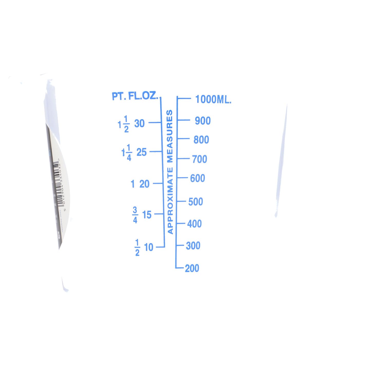 Chef Aid1 Litre Plastic Measuring Jug, BPA-Free, Dishwasher Safe, Transparent Liquid Measuring Cup with Easy-Read Markings, Ideal for Cooking, Baking, and Food Preparation