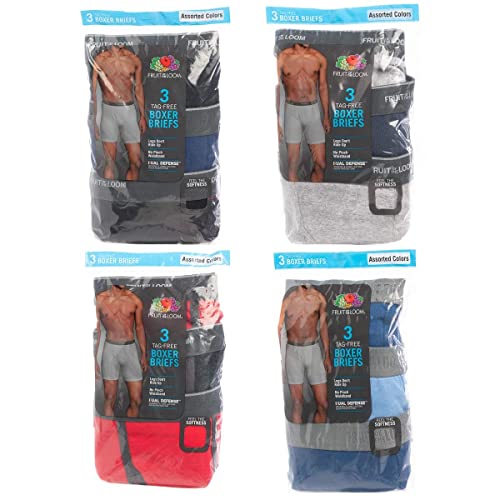 Fruit of the Loom Men's Cotton Performance Boxer Briefs (12 Pack)2