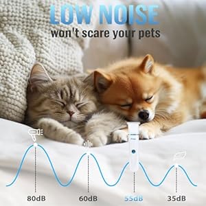 3-in-1 Dog Grooming Clippers Kit - Rechargeable Low Noise Pet Trimmer Set with Paw Trimmer, Cordless Nail Grinder, Shaver for Small Dogs & Cats - Includes 4 Guide Combs & USB Cable 3 in 1 Dog Grooming Clippers Kit Rechargeable Low Noise Pet Trimmer Set with Paw Trimmer Cordless Nail Grinder Shaver for Small Dogs Cats Includes 4 Guide Combs USB Cable