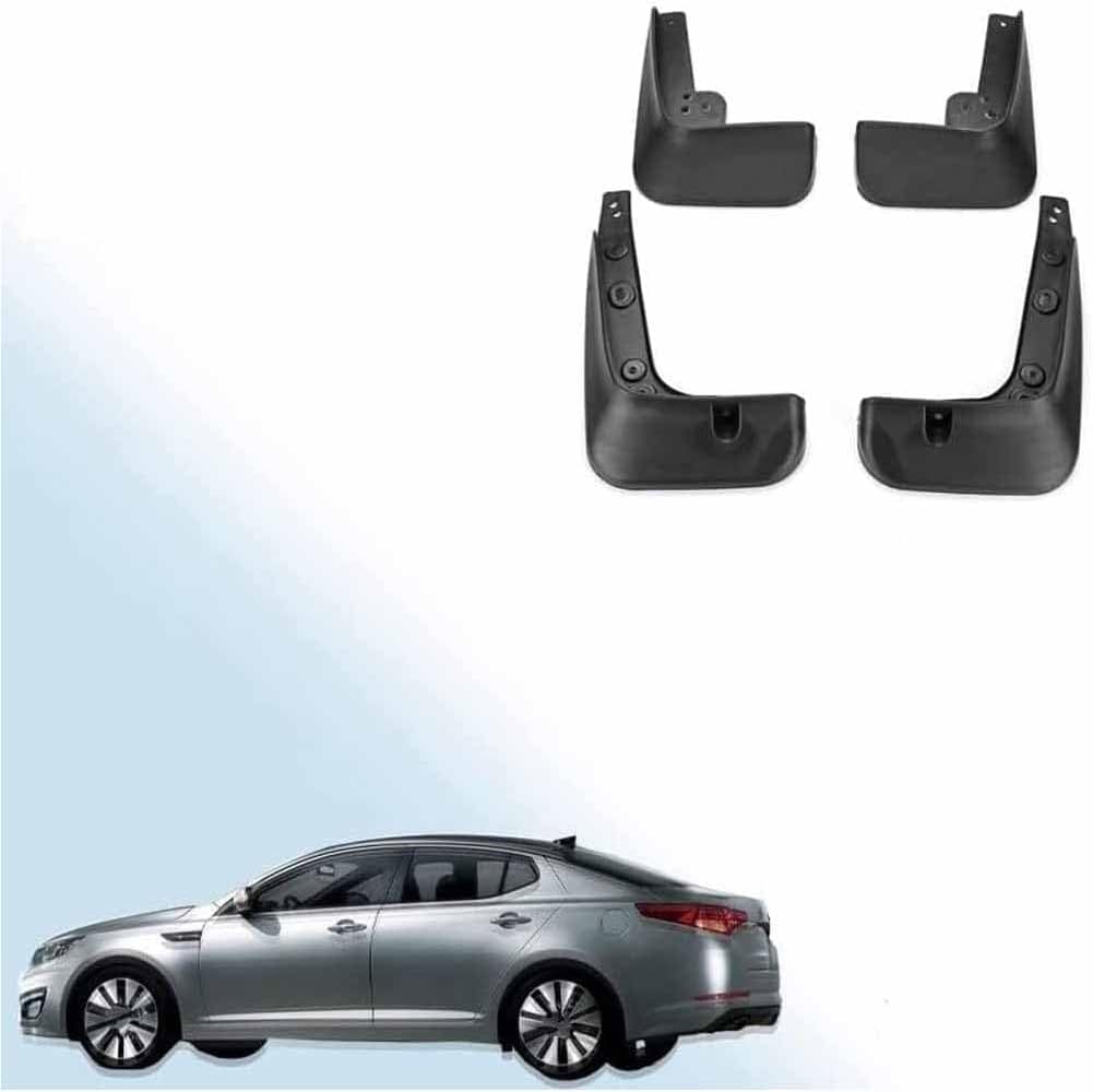 Weiyh Normal No Drill Mud Flaps For Car Front Rear Wheel For Kia Optima 2011-2013