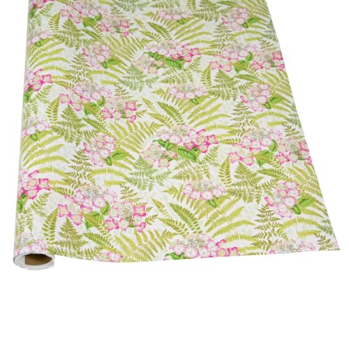 Caspari Fern Garden Gift Wrap 30 W x 8L- 1 Continuous Roll of Wrapping Paper
