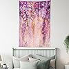 Ambesonne Watercolor Flower Tapestry, Wisteria Tre... #4