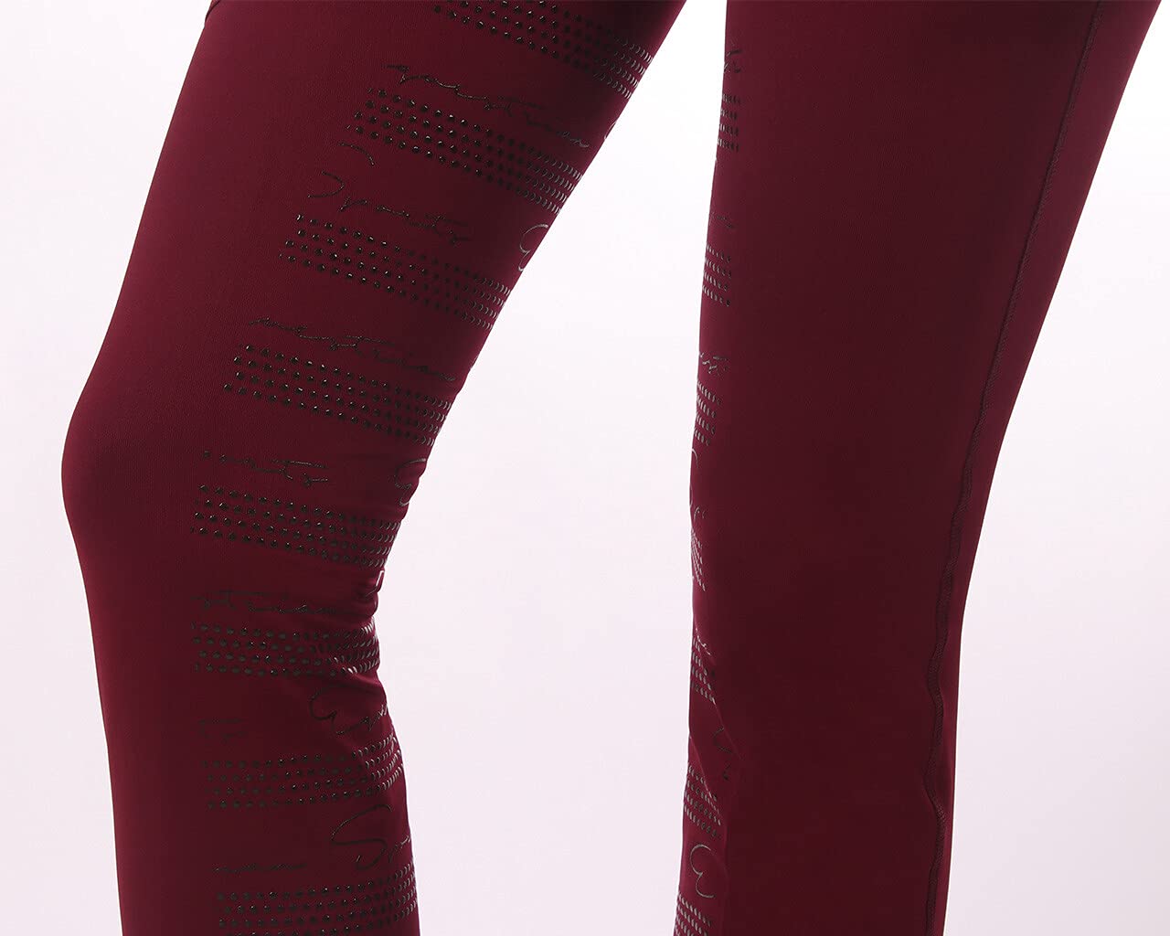NETPROSHOP Damen Schlüpf Reithose Arden Tights Leggings Vollbesatz Gr. 34-44 Handytasche