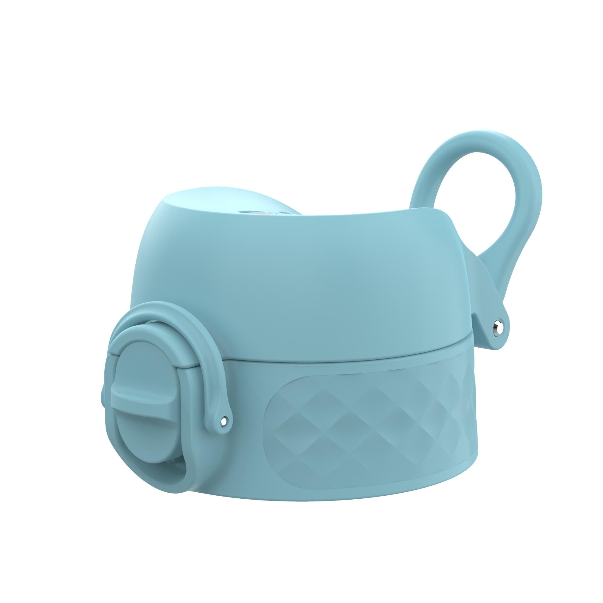 Ion8 Coperchio di ricambio per borraccia 350ml / 400ml / 500ml / 600ml, Prova di perdite, Senza BPA, Piccolo, Blu Alaska
