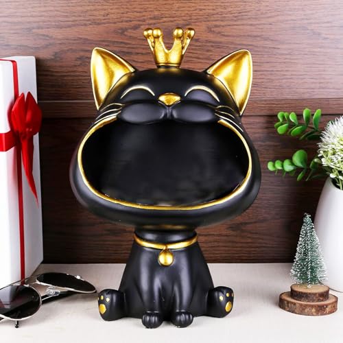 Boîte de rangement chat rieur pour ranger petits objets du salon - 8