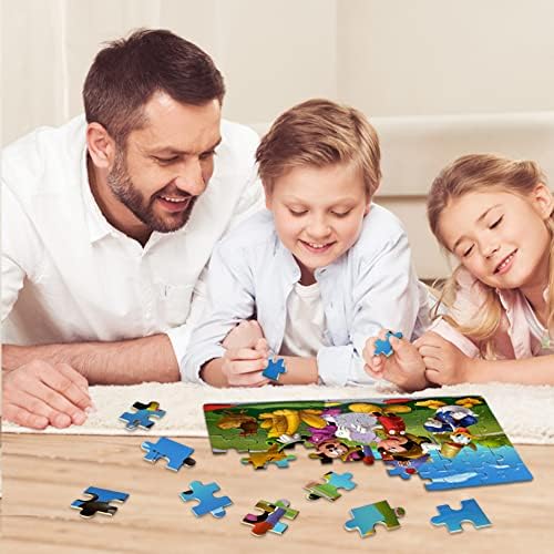 NEILDEN Disney Mickey Mouse Puzzles in a Metal Box 60 Piece for Kids Ages 4-8 Jigsaws Puzzles Girls Boys Great Gifts for Children (Mickey Mouse) 6 512WQQ3+FaL. AC