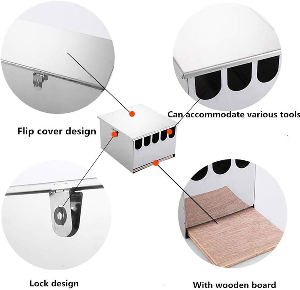 Knife Block Storage Stand Kitchen,Only selling Cutter Holder,Stainless Steel Professional Display Racks Dock Unique Slot