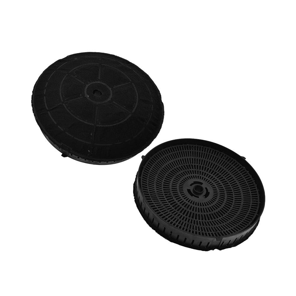 AllSpares Aktivkohlefilter (2 St.) für Dunstabzugshauben geeignet für Elica CFC0038668 | IKEA NYTTIG FIL 440 | Bauknecht 482000009691 | Ø173mm (1)