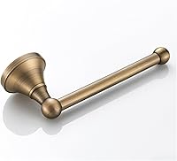 Vista 8 de Flybath Toilet Paper Holder Without Cover Antique Brass Bathroom Tissue Roll Bar Wall Mounted, 20 cm / 7.87 inches, Brushed Bronze