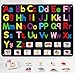 Craftstory 130 Pcs Alphabet Letters-Felt Flannel-Board for Toddlers ABC Learning Toys Uppercase Lowercase Flashcards Preschool Spelling Vocabulary Activities Educational Sensory Toys