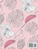 Zoom IMG-1 pink tropical pattern sketchbook for Zoom IMG-1 pink tropical pattern sketchbook for