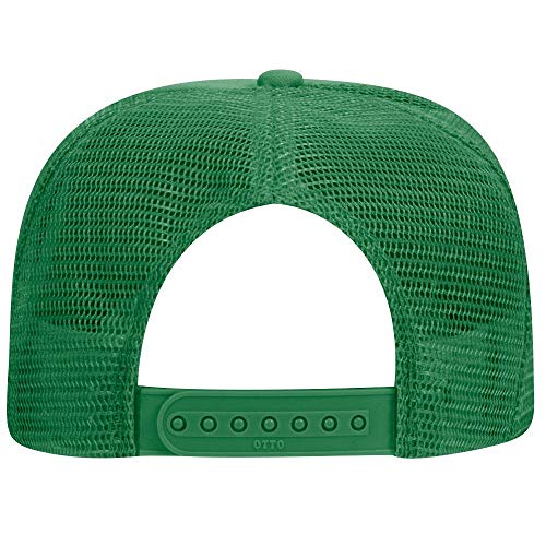 Image of OTTO Polyester Foam Front 5 Panel Pro Style Mesh Back Trucker Hat