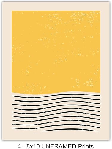 Miniatura 4 de Abstract art Wall Art & Decor - Mid-century modern Wall Art - Retro Geometric Shapes Wall Decor - Minimalist Wall Decor - Gallery Wall Art - Collage