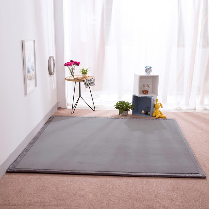 DSSHENGDS Living Room Home Decor Coral Fleece Area Rug,Modern Nursery Washable Kids Bedroom Rug,Girls Boys Soft Non-slip Soft Mat,2cm Thick Kids Carpet-J- 180 * 300cm