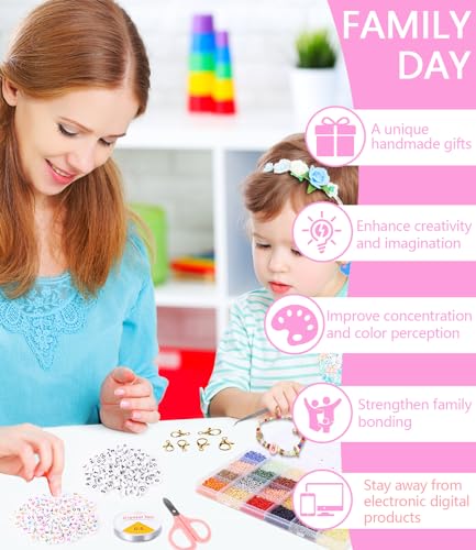 Zawaer Kit Perline Braccialetti 54688 Pezzi, 120