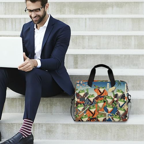 Maletín para portátil y tablet 15.6" con correa y asa miniatura 3