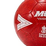 Mitre Emirates FA Cup Official Football Gift Set | Size 4 Red Football, Mini Pump & 500ml Water Bottle | Training Ball for Kids & Football Fans Set Box, Red/White, 4 UK - Image 4
