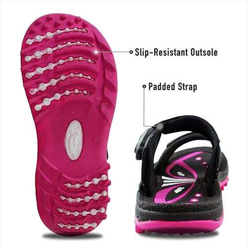 Image of Gold Pigeon Shoes Easy SNAP LOCK Outdoor Water Kids Toddler Sandals for Girls & Boys. Everyday, Vocation, Pool, Summer, Beach Essentials.