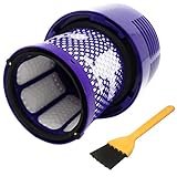 ❤ KIT DE VALOR - Puede obtener 2 filtros V10, 1 cepillo de limpieza gratis, parte original del reemplazo del filtro Dyson totalmente compatible, mantenga su dison funcionando al máximo