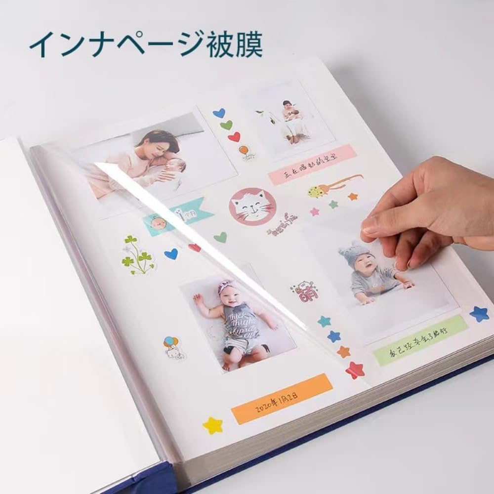 Photo album set photo storage album picture book baby child growth record paste type handmade album clipping book memory book DIY photo album graduation anniversary album birthday wedding anniversar