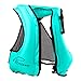 Rrtizan Adult Inflatable Swim Vest Life Jacket for Snorkeling,Suitable for 80-220lbs (Blue)