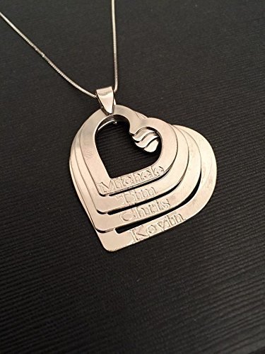 engraved necklace for mom