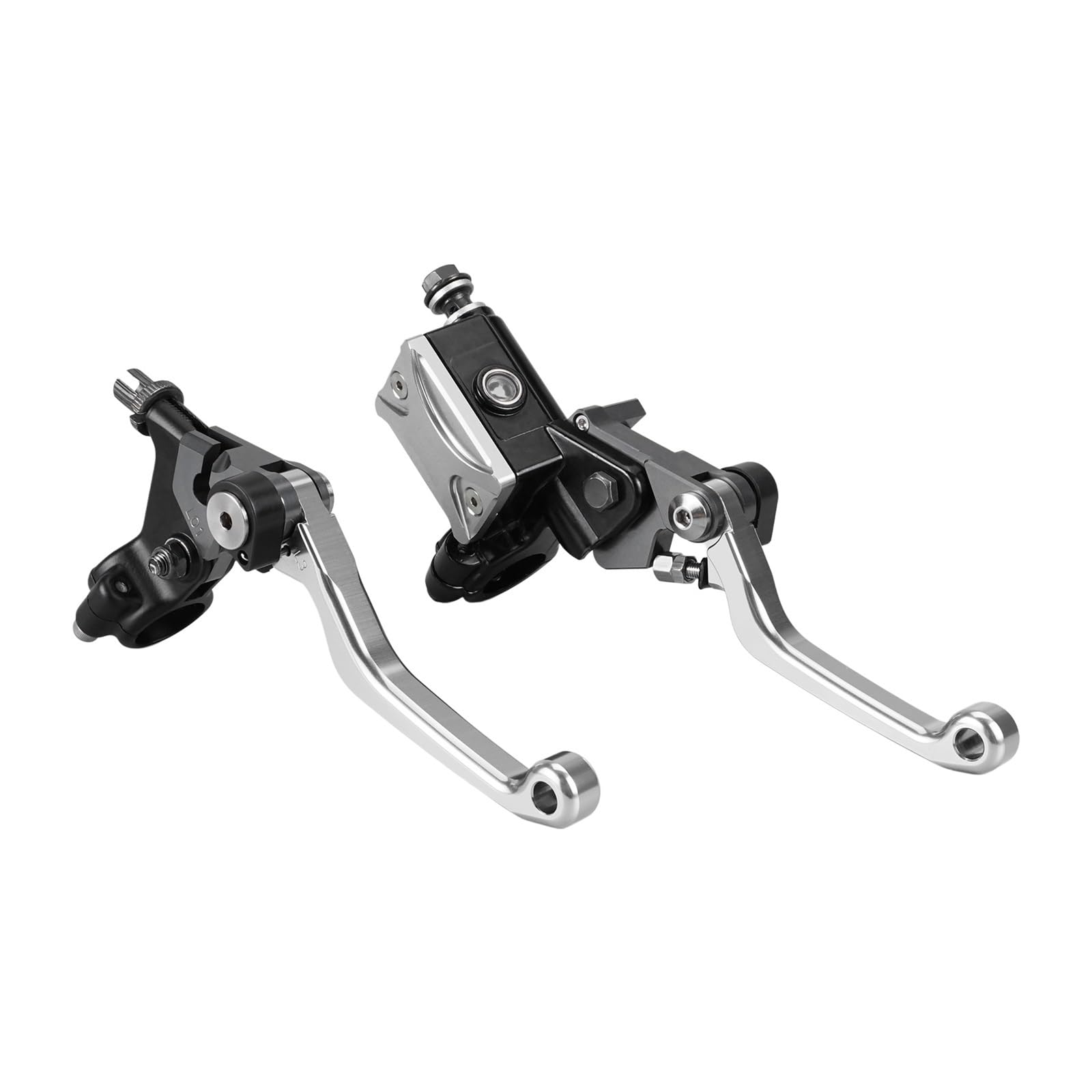 Gwearu Silver Clutch Lever For Drz400s Drz400sm Rmz250 Rmz450 Rm 85 125 250 Rmx 250S 450Z Dr 250R 7/8" Hydraulic Brake & Cable Clutch Lever