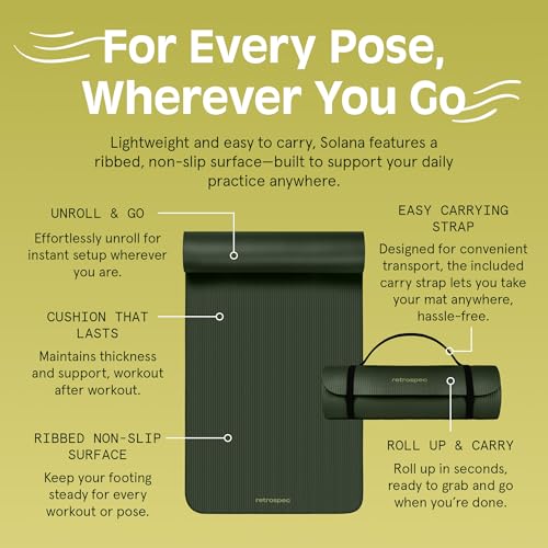 image for Retrospec Solana Yoga Mat 1/2