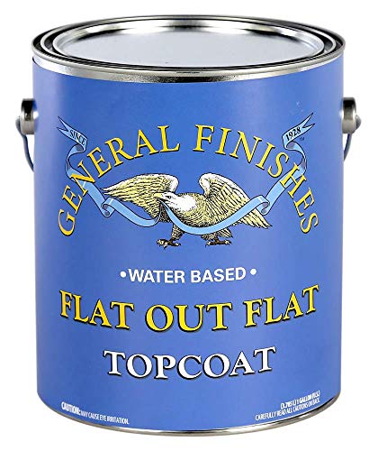 General Finishes Flat Out Flat Topcoat, Gallon