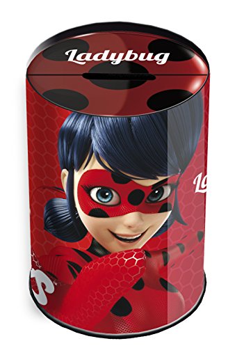Lady Bug Miraculous- 0 Hucha cubilete, 0 (CYP Imports PH-01-LB)