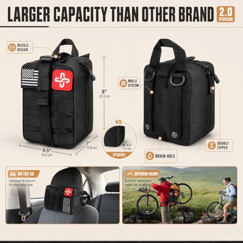 250Pcs Survival Gear with Tent