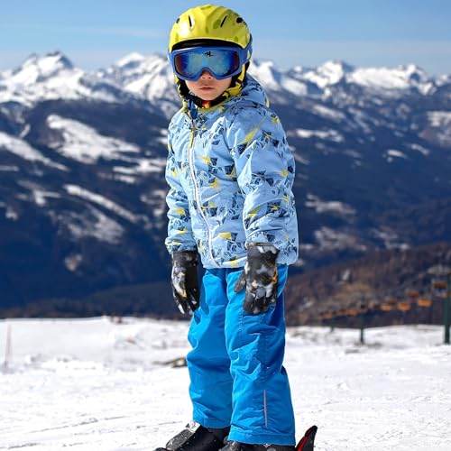 Image of Bencailor 3 Pairs Kids Ski Gloves Children Winter Gloves