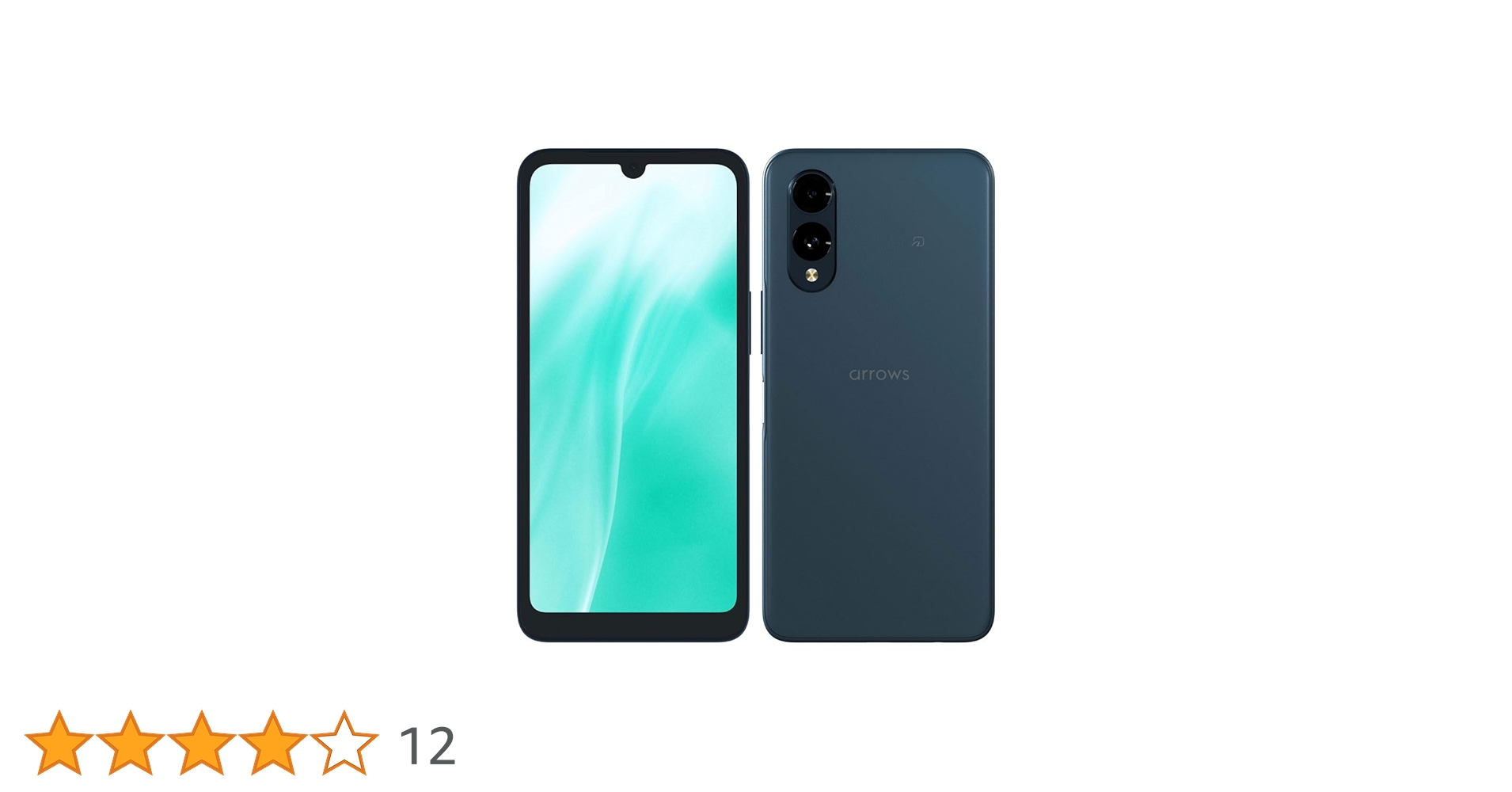 新品　arrows we2 FCG02スマートフォン 本体 ネイビーグリーン sokutei_4941787128319-a