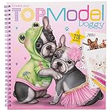 Depesche 11025 Malbuch, Create your TOPModel Doggy, ca. 22 x 21 x 1,5 cm