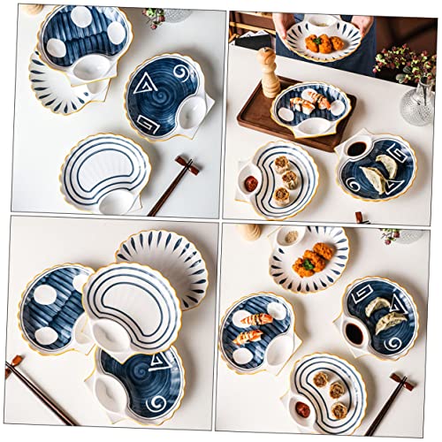 Plato decorativo cerámico para sushi estilo japonés miniatura 7