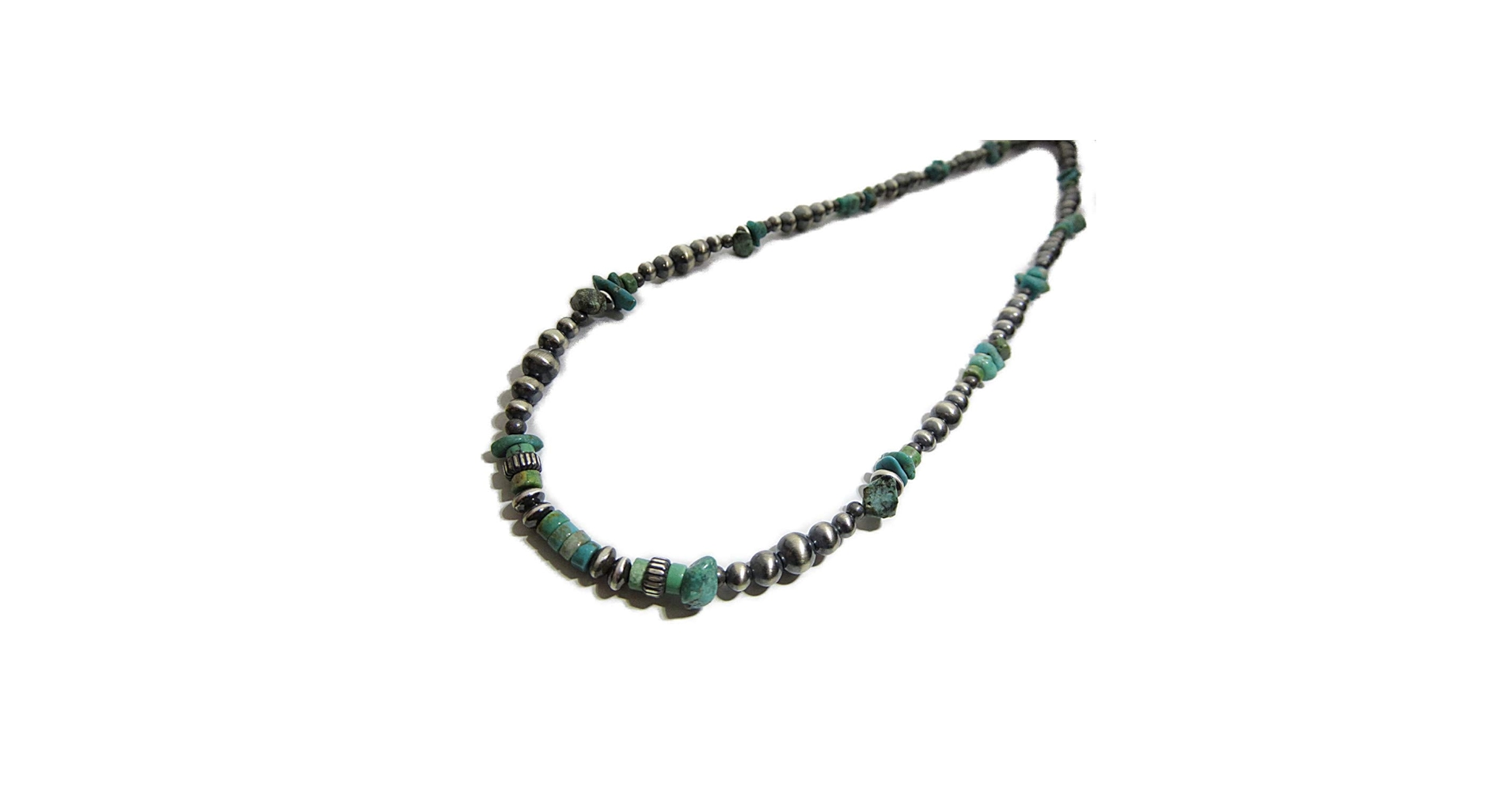 Amazon | インディアンジュエリー ビーズ ネックレス ナバホ