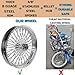 REVOROAR Stainless Steel Spokes Front Dual Disc 21 * 3.5'' Wheels for 00-07 Touring 21 Inch Harley Wheels and Rims Updating
