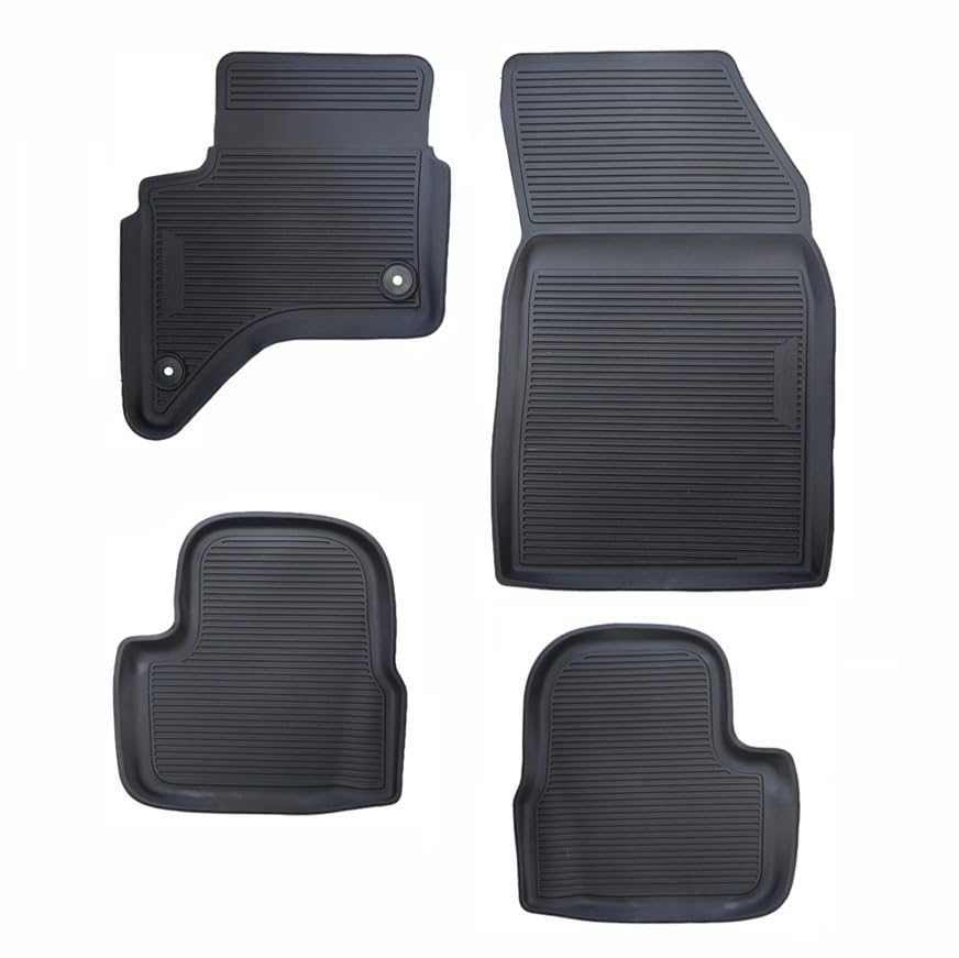 Tappetini in Gomma Originali per JEEP Avenger Versione Ibrida 4pz Anteriori Posteriori con Logo 50291212