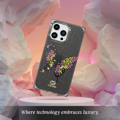 Image of COCOMII Rectangle for iPhone 14 Pro Max Case, Safari Butterfly