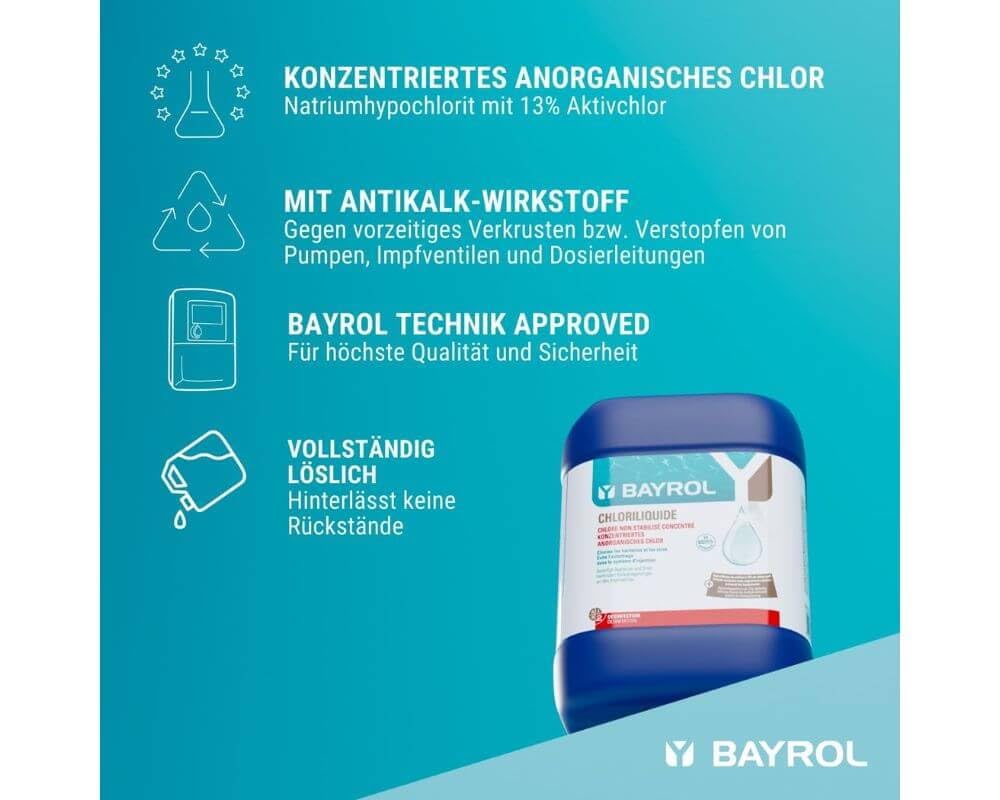 Bayrol ChloriLiquid 25 kg Flüssigchlor