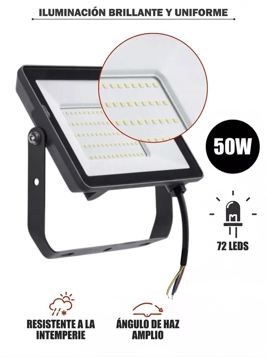 JBH 50W LED Construction Floodlight on Tripod — view 3