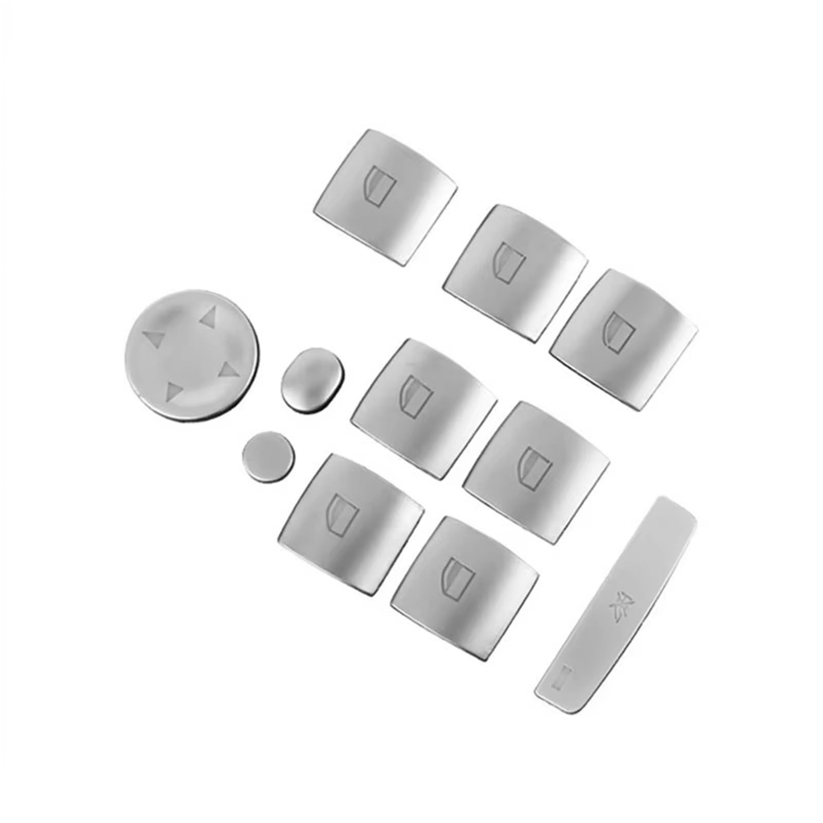 Decorative Stickers Compatible with BMW X5 X6 E70 E71 X5m X6m Car Window Switch Button Cover