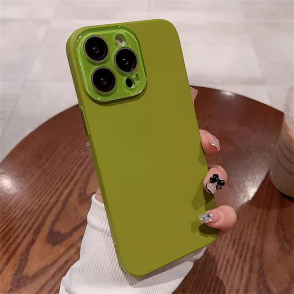 Coque iPhone 14 rigide mate ultra-mince en PC couleur vert menthe