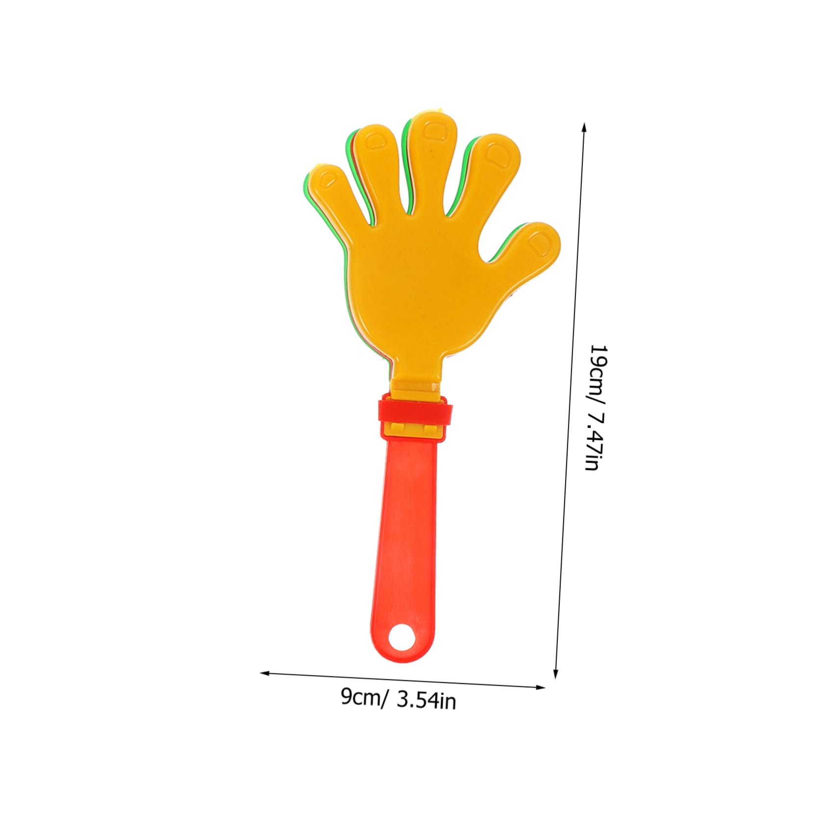 OKUMEYR 20Pcs Hand Clappers Noisemakers for Parties Festivals Events Easy to Use Interactive Party Props for Fun Celebration