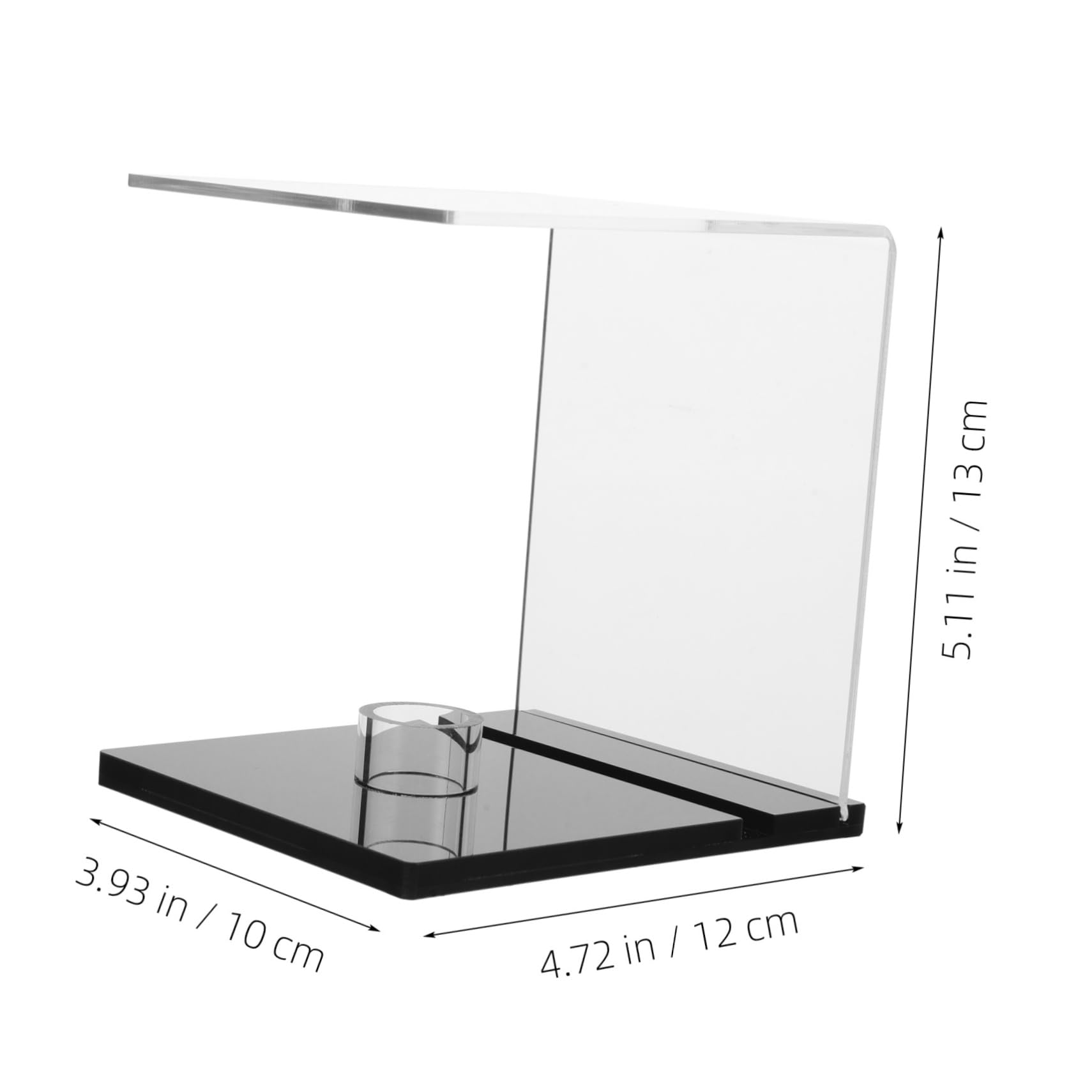 SUPVOX Vitrina Transparente para Bolas Base, 2 Unidades, Acrílico