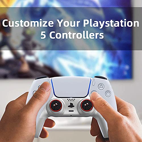 2Pcs Analog Thumb Grip Stick Cover, Wireless Controllers Game Remote Joystick Cap, Fantastic Non-Slip Silicone Handle Protection Cover For Ps5/Ps4/Xbox One/360/Ns Pro (E) #TOP2