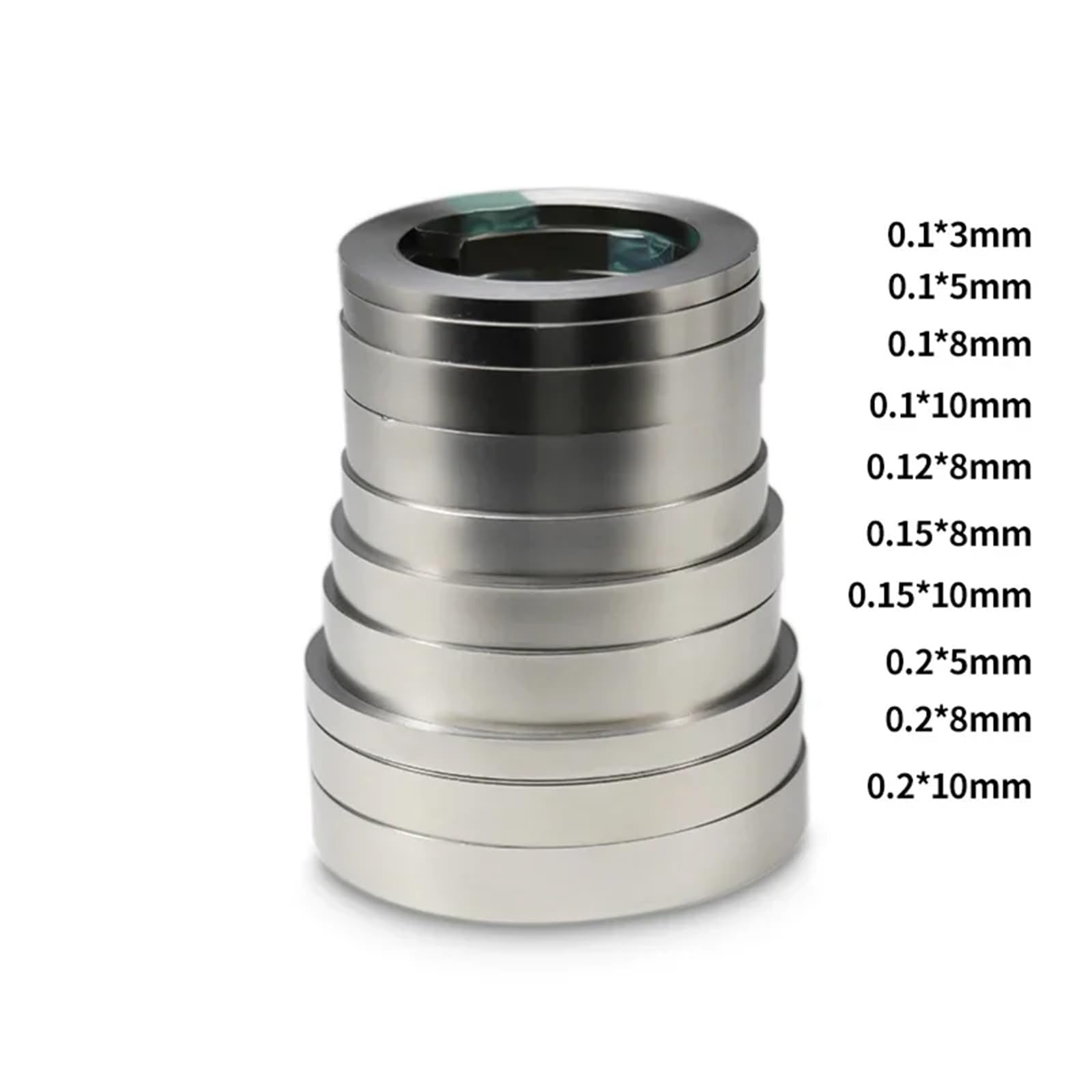 Taśma niklowa o grubości 0,1-0,2 mm, 3-10 szerokości 10 m do zgrzewania punktowego 18650 Li-Ion(0.2 x 10mm x 10m)