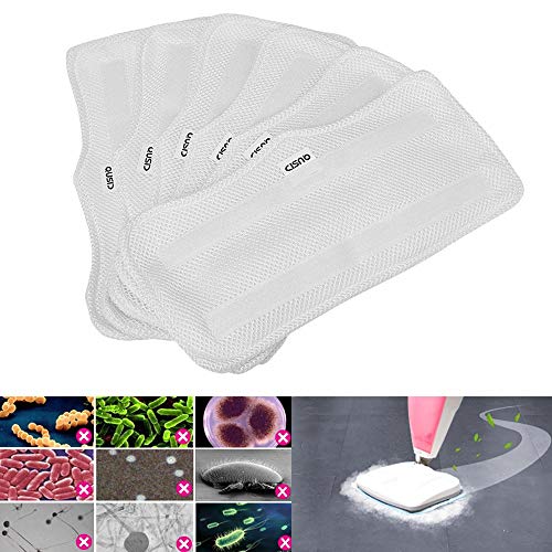 6 Pcs Microfiber Replacement Pads Washable Cleaning Cloth for Shark Steam Steamer Mop S3250 S3251 S3101 Set of 6